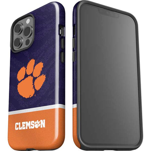 Clemson University Paw Logo iPhone 15 Pro Max Impact Case
